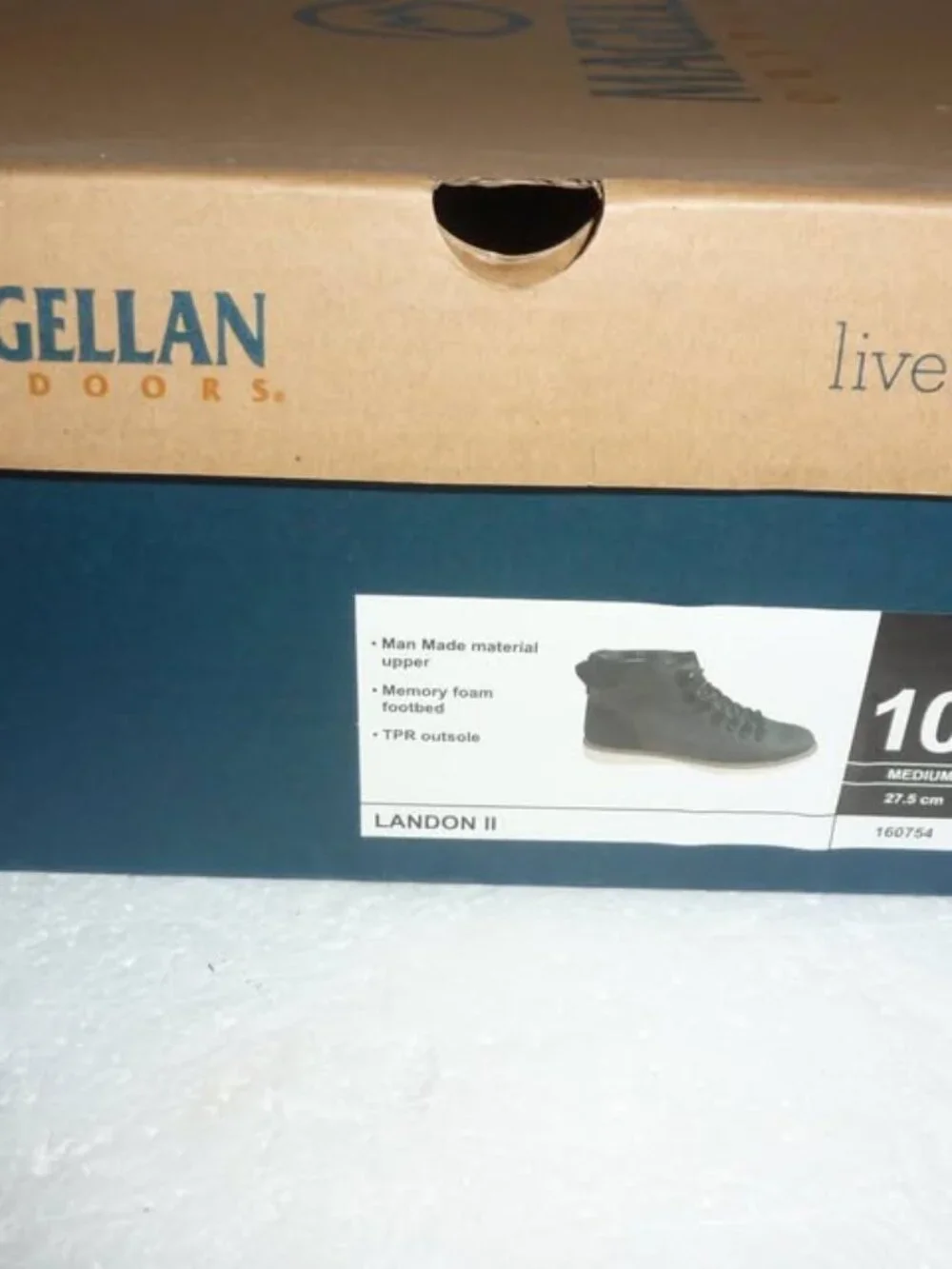 Magellan Outdoors - Brown Lace-Up Ankle Boots - Men SZ 10.5